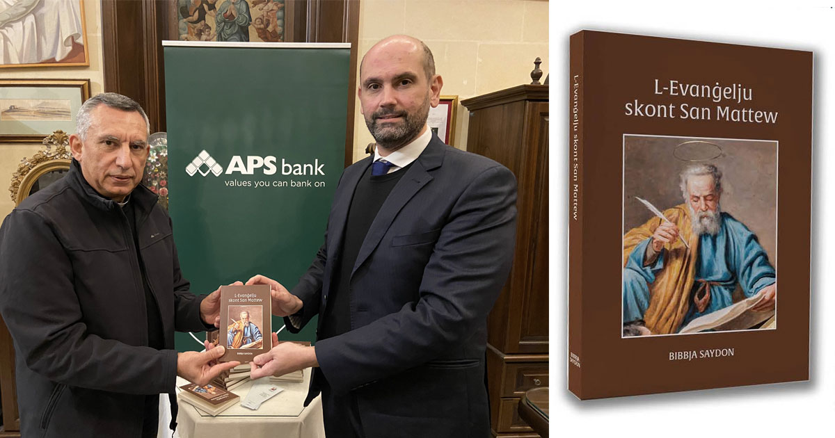 APS Bank supports the publication of the Gospel of Saint Matthew
