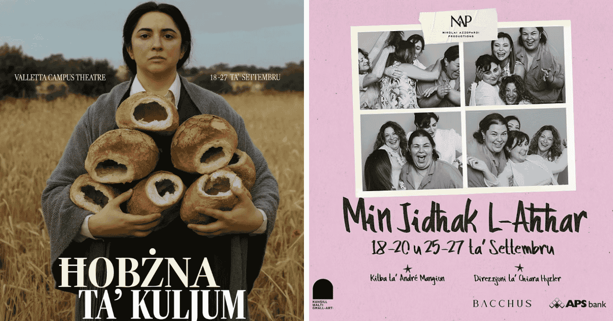 Two new Maltese productions take centre stage this September