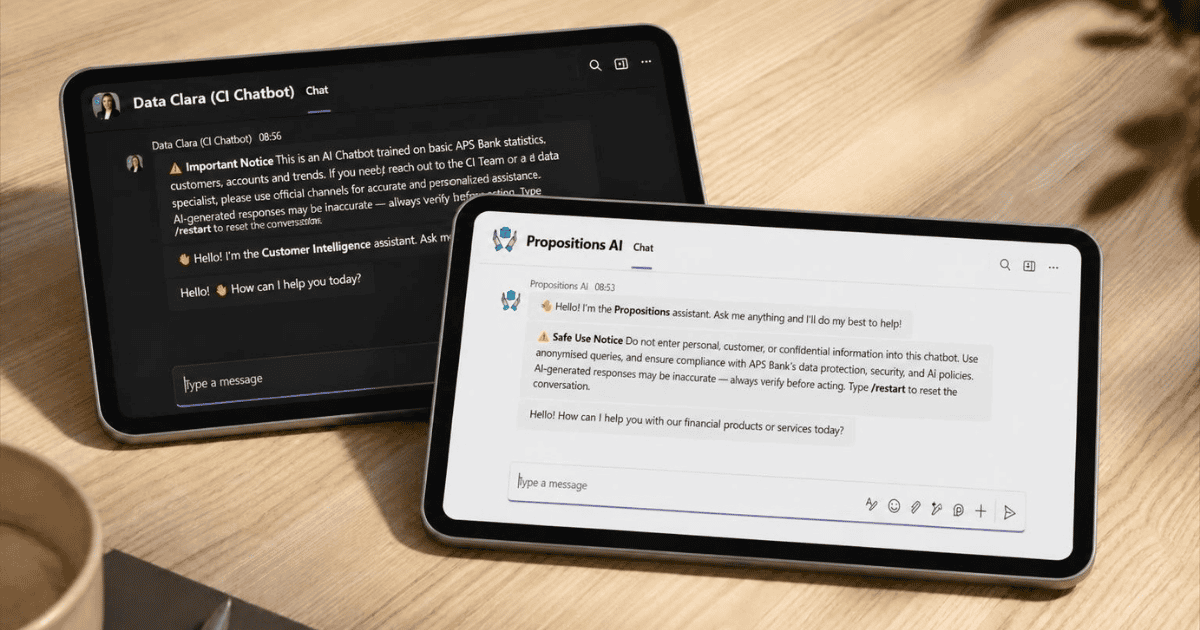 APS Bank introduces three AI-powered assistants to support colleagues